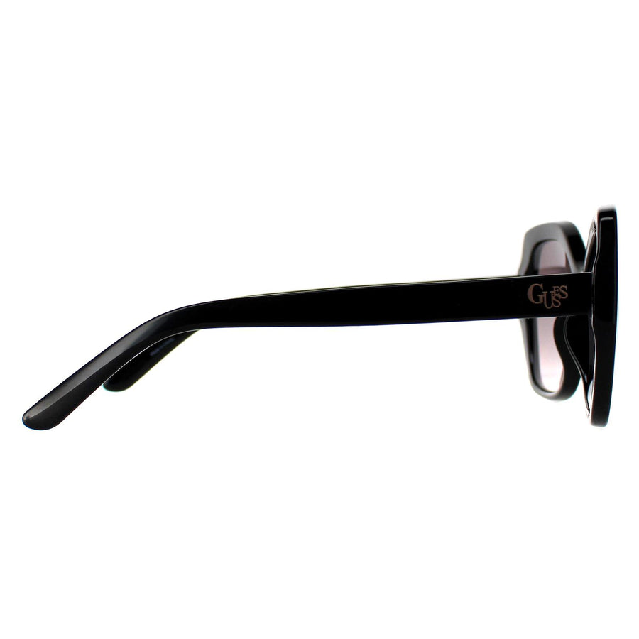 Guess Sunglasses GF0390 01U Shiny Black Bordeaux Mirror