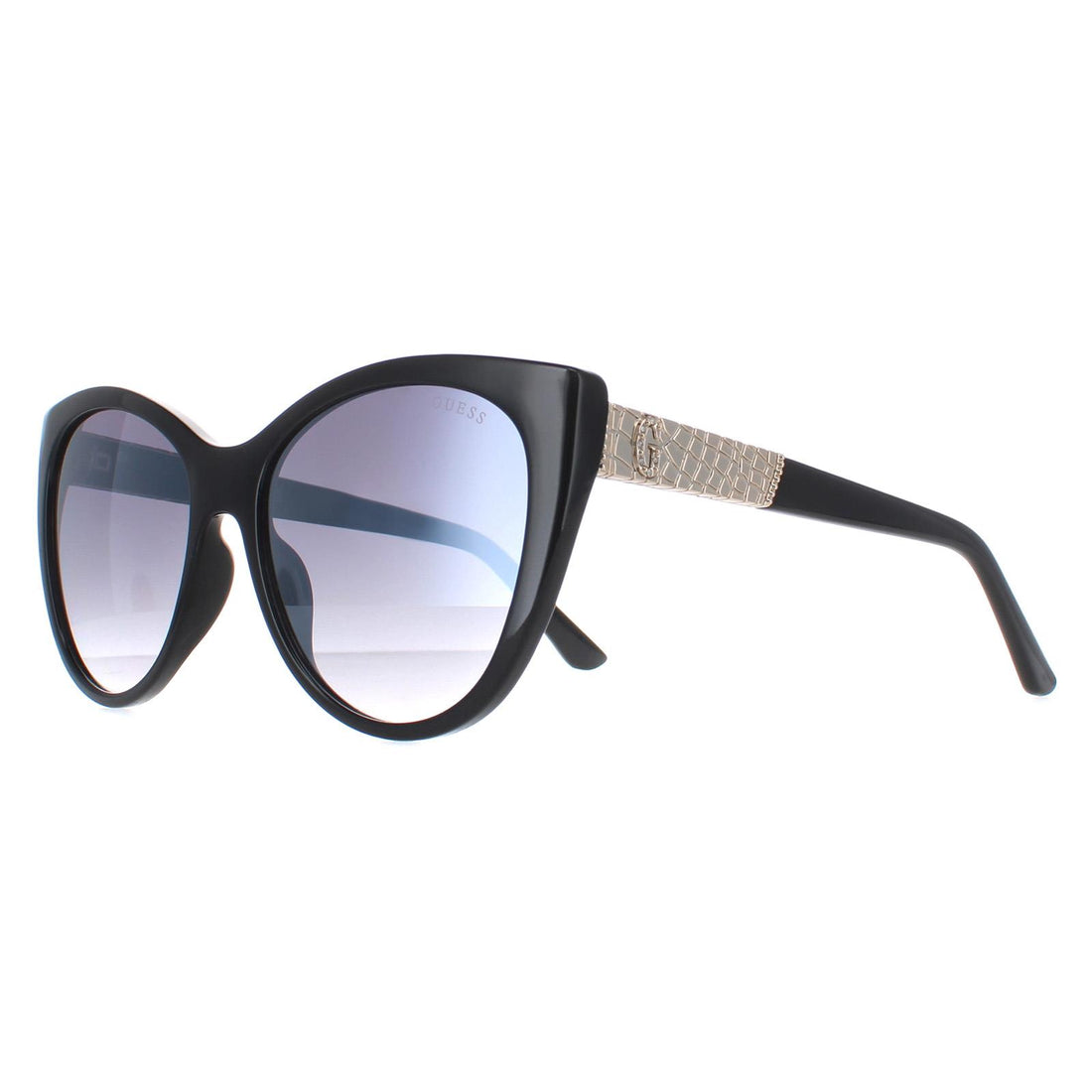 Guess Sunglasses GF6069 01B Shiny Black Smoke Gradient