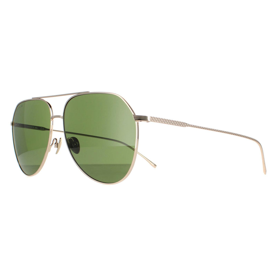 Lacoste Sunglasses L209S 714 Shiny Gold Green