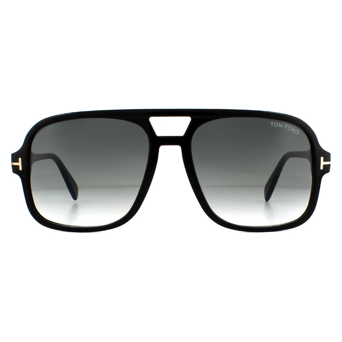 Tom Ford Sunglasses Falconer FT0884 01B Shiny Black Gray Gradient