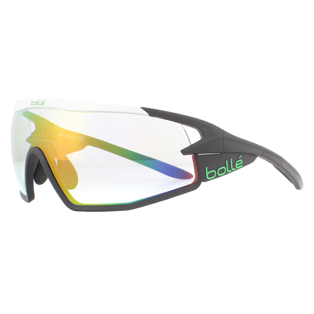 Bolle Sunglasses B-Rock Pro 12630 Matte White Phantom Clear Green