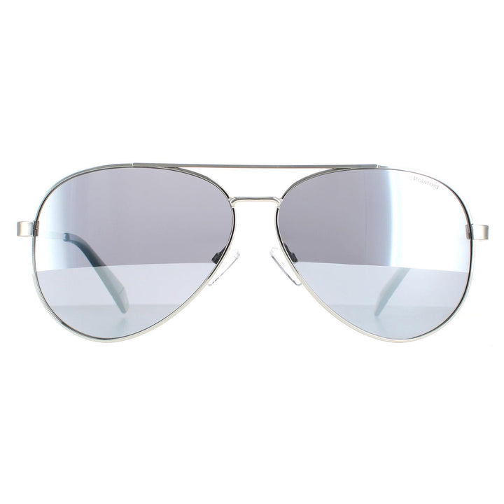 Polaroid Sunglasses PLD 6069/S/X/LI AX8 Silver Love Island Silver Mirror Polarized