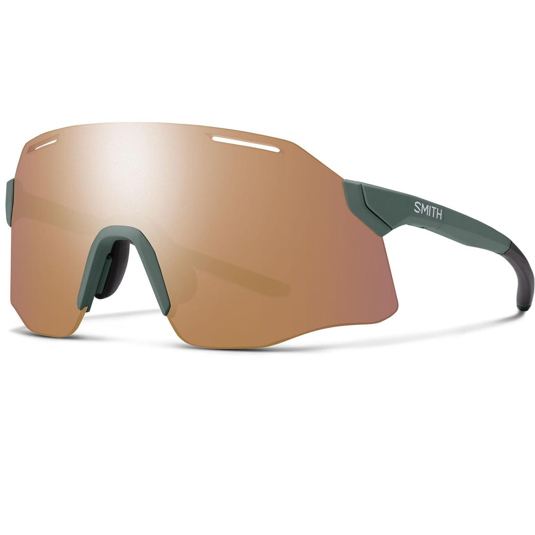 Smith Sunglasses Vert DLD DU Matte Alpine Green ChromaPop Rose Gold Mirror
