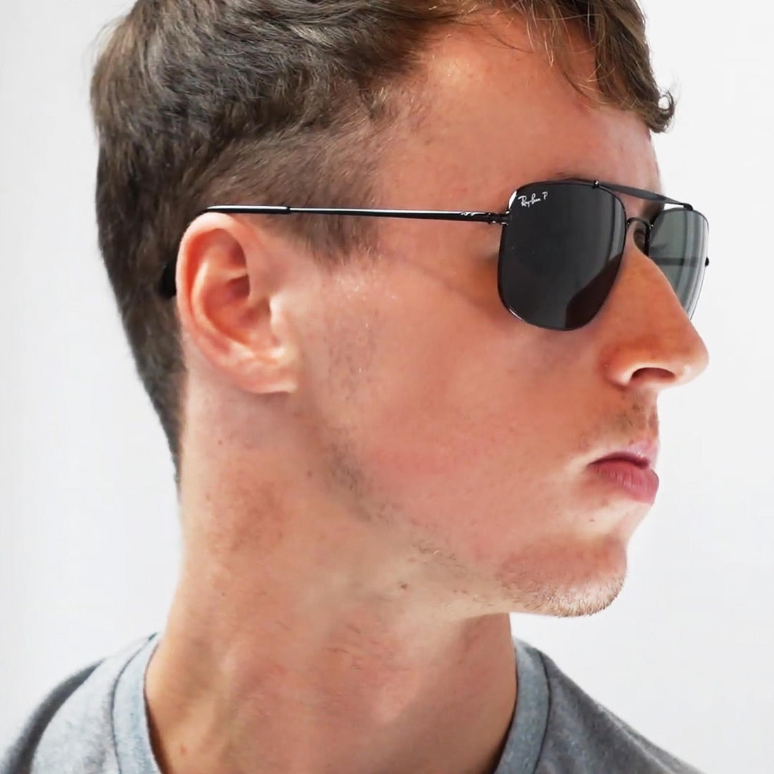Ray-Ban Sunglasses The Colonel RB3560 001 Gold Green G-15