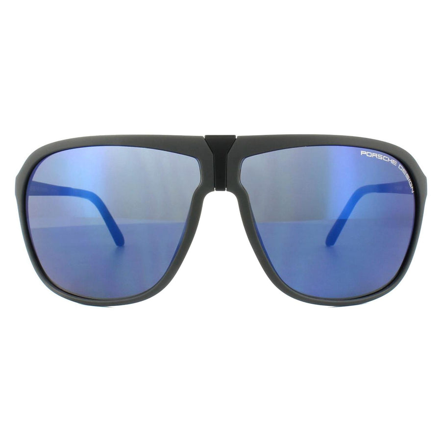 Porsche Design P8618 Sunglasses Grey Black / Blue