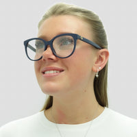 Gucci Glasses Frames GG0329O 008 Blue Women