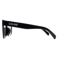 Celine Sunglasses Monochroms CL40198F 01A Shiny Black Smoke Grey