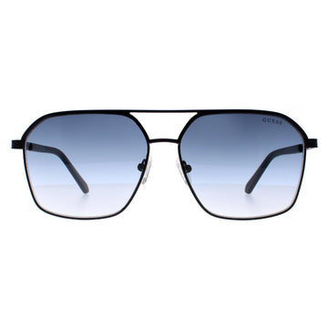 Guess Sunglasses GF5081 01W Black Blue Gradient Mirrored