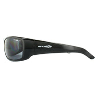 Arnette Sunglasses Hot Shot 4182 214981 Polished Black Graphics Inside Grey Polarized