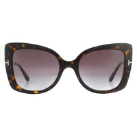 Tom Ford Sunglasses Gianna FT0609 52T Dark Havana Bordeaux Gradient