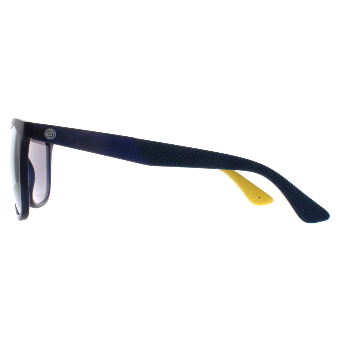 Smarty Sunglasses X2916 G Frosty Matte Black Blue Rubber Yellow Grey