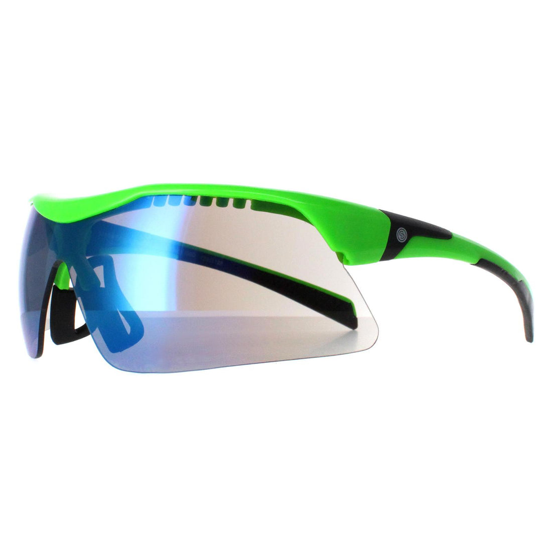 Smarty Sunglasses X2134 B Neon Green Rubb. Black Grey