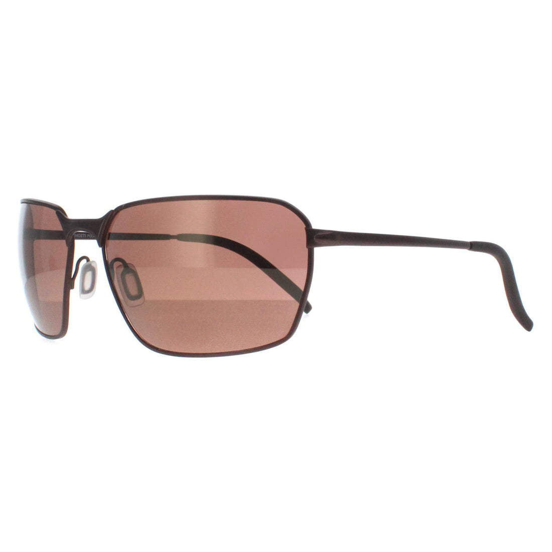 Serengeti Sunglasses Shelton SS547001 Matte Chocolate Brown Mineral Drivers Gold Polarized