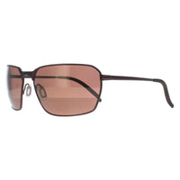 Serengeti Sunglasses Shelton SS547001 Matte Chocolate Brown Mineral Drivers Gold Polarized