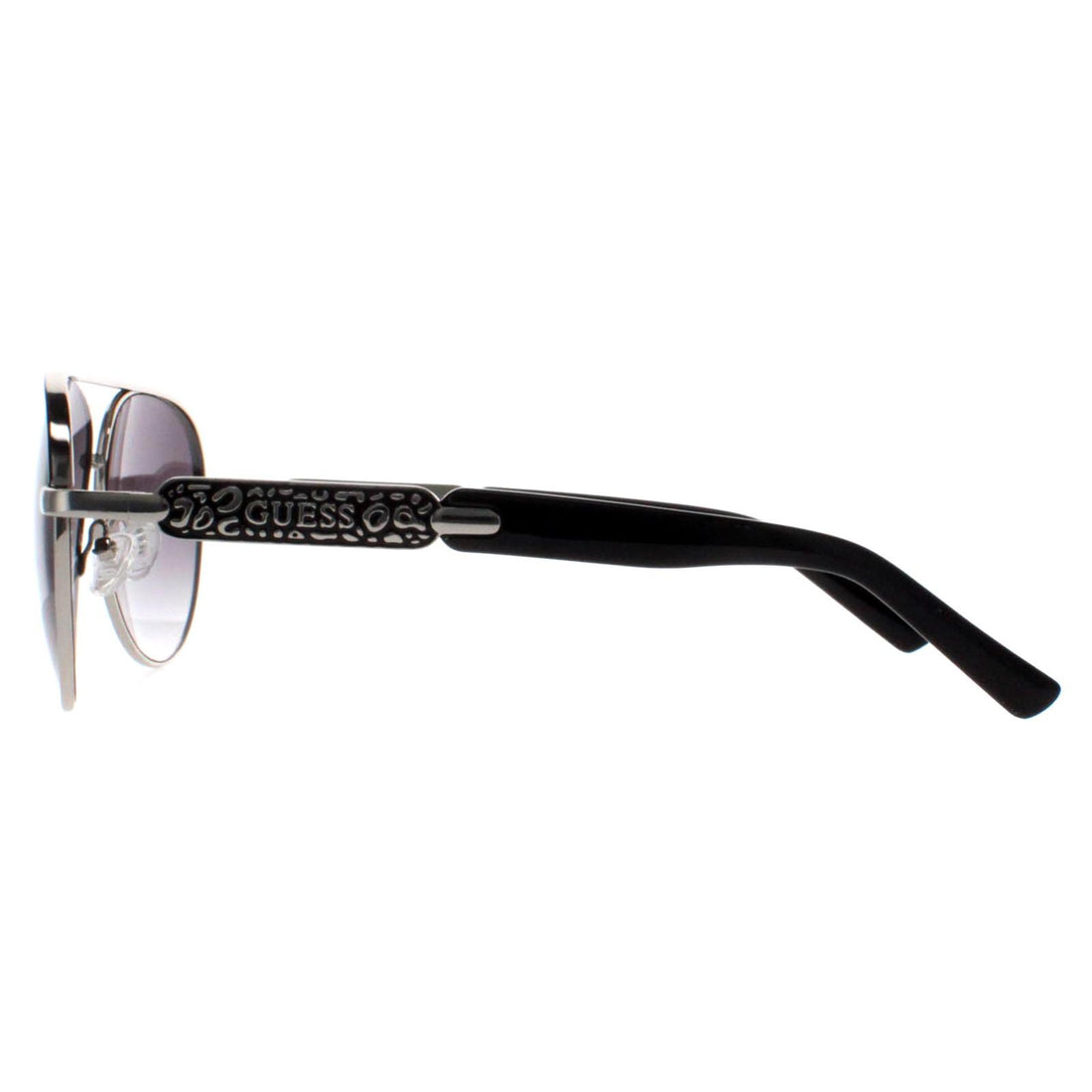 Guess Sunglasses GF0287 06B Silver Black Grey Gradient