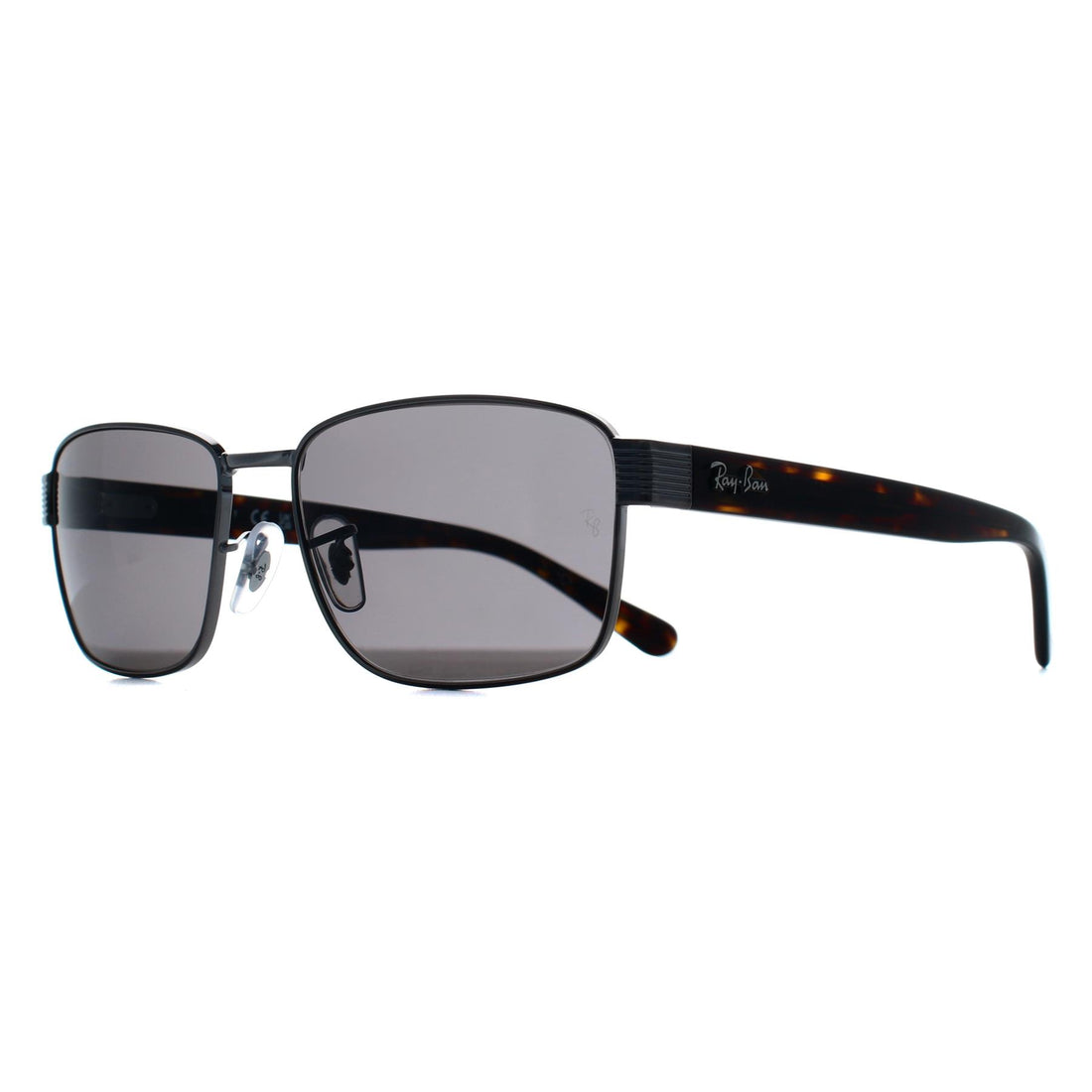 Ray-Ban Sunglasses RB3750 004/B1 Gunmetal Havana Dark Grey
