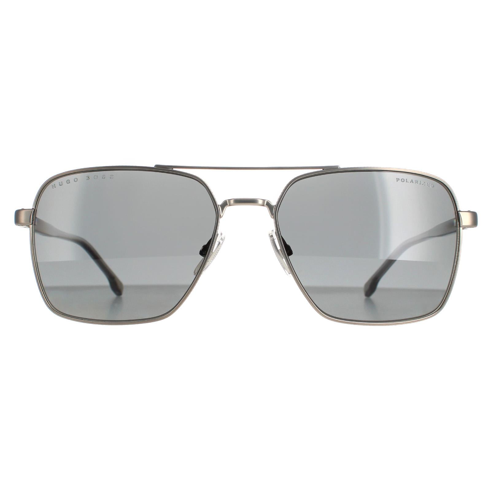 Sunglasses 1045 S R81 M9 Matte Ruthenium Polarized