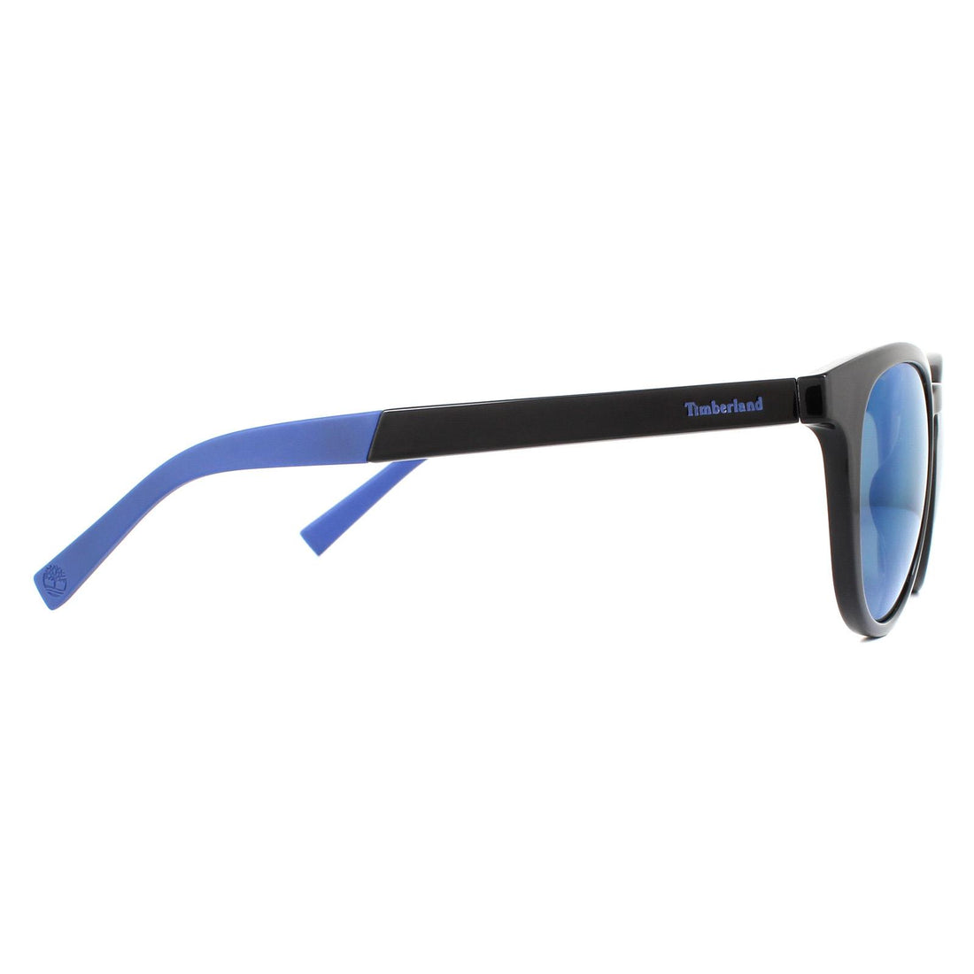 Timberland Sunglasses TB9128 01D Shiny Black Blue Blue Polarized