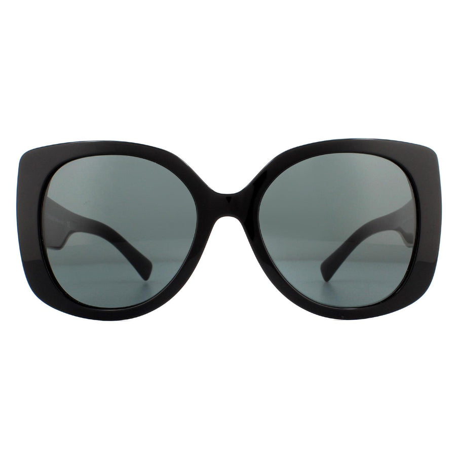 Versace VE4387 Sunglasses Black / Dark Grey