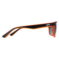 Superdry Sunglasses Rockstep 104 Matte Black Orange Dark Grey