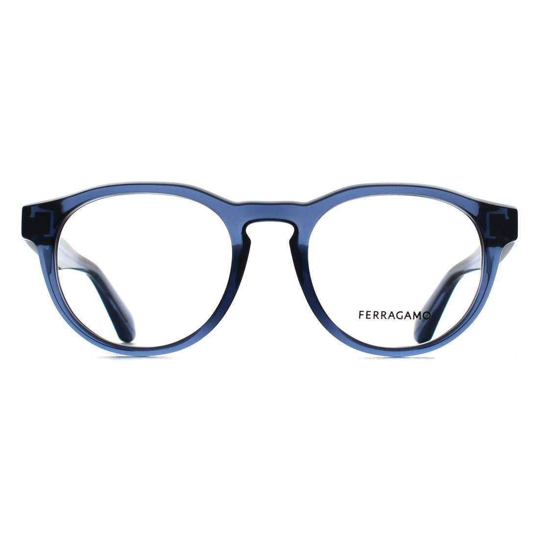 Salvatore Ferragamo Glasses Frames SF2987E 450 Transparent Azure Men Women