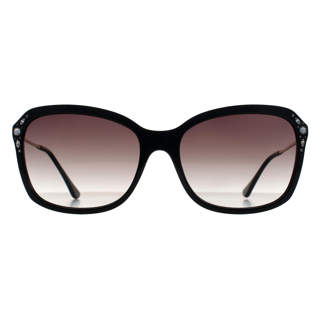 Seksy Sunglasses N2901 A Black Gold Smoke Grey Gradient