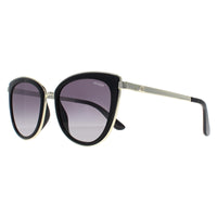Guess Sunglasses GU7491 01B Shiny Black Gold Grey Gradient