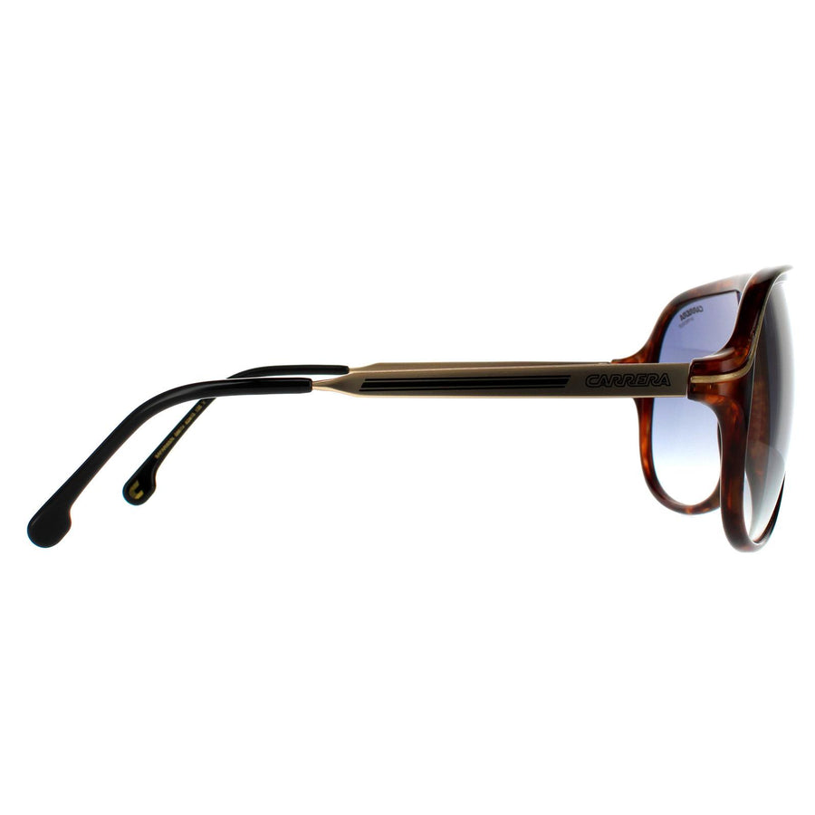 Carrera Sunglasses Safari 65/N 086 1V Dark Havana Grey Bronze Mirror