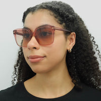 Tom Ford Sunglasses Faye FT0788 72T Shiny Pink Bordeaux Gradient