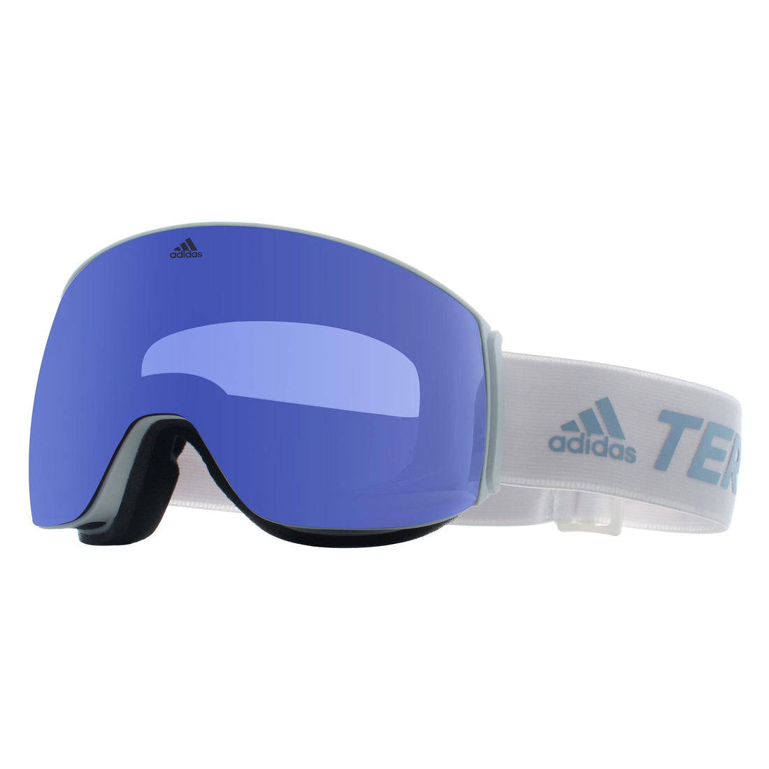Adidas Ski Goggles SP0053 21X White Blue Mirror