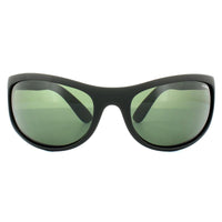 Polaroid Sport Sunglasses P7334 9CA RC Black Rubber Green Polarized