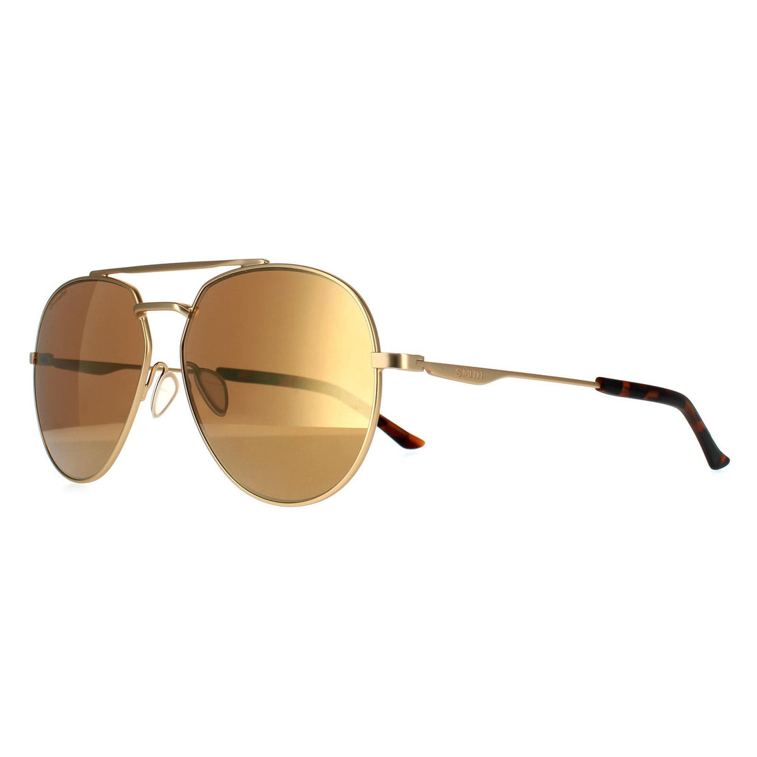 Smith Sunglasses Westgate 0Y8 0K Gold Brown Gold Mirror Chromapop
