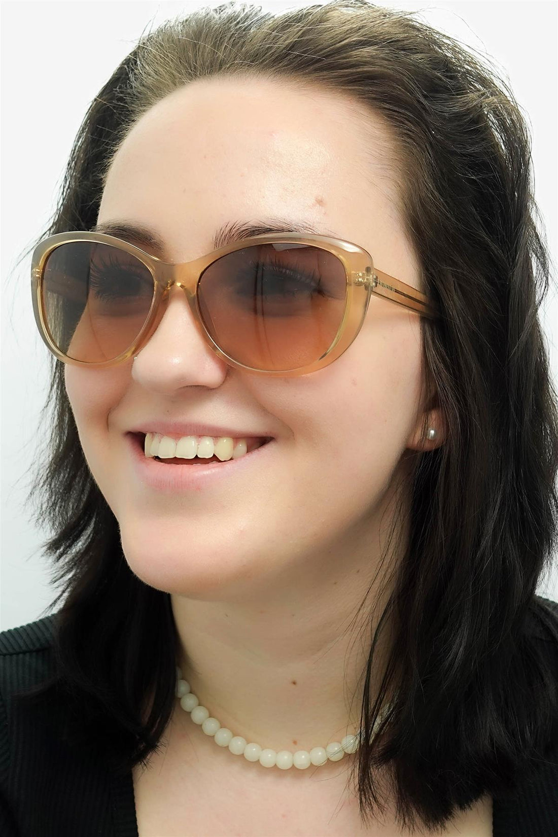 Calvin Klein Sunglasses CK19560S 270 Crystal Beige Brown Gradient