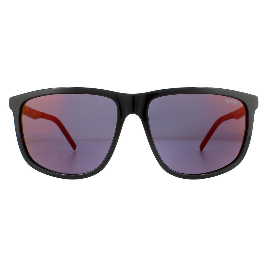 Hugo by Hugo Boss HG1138/S Sunglasses Black / Red Mirror