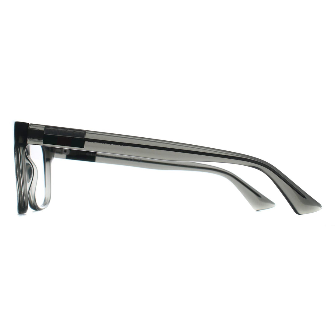 Gucci Glasses Frames GG1117O 003 Shiny Transparent Grey Men