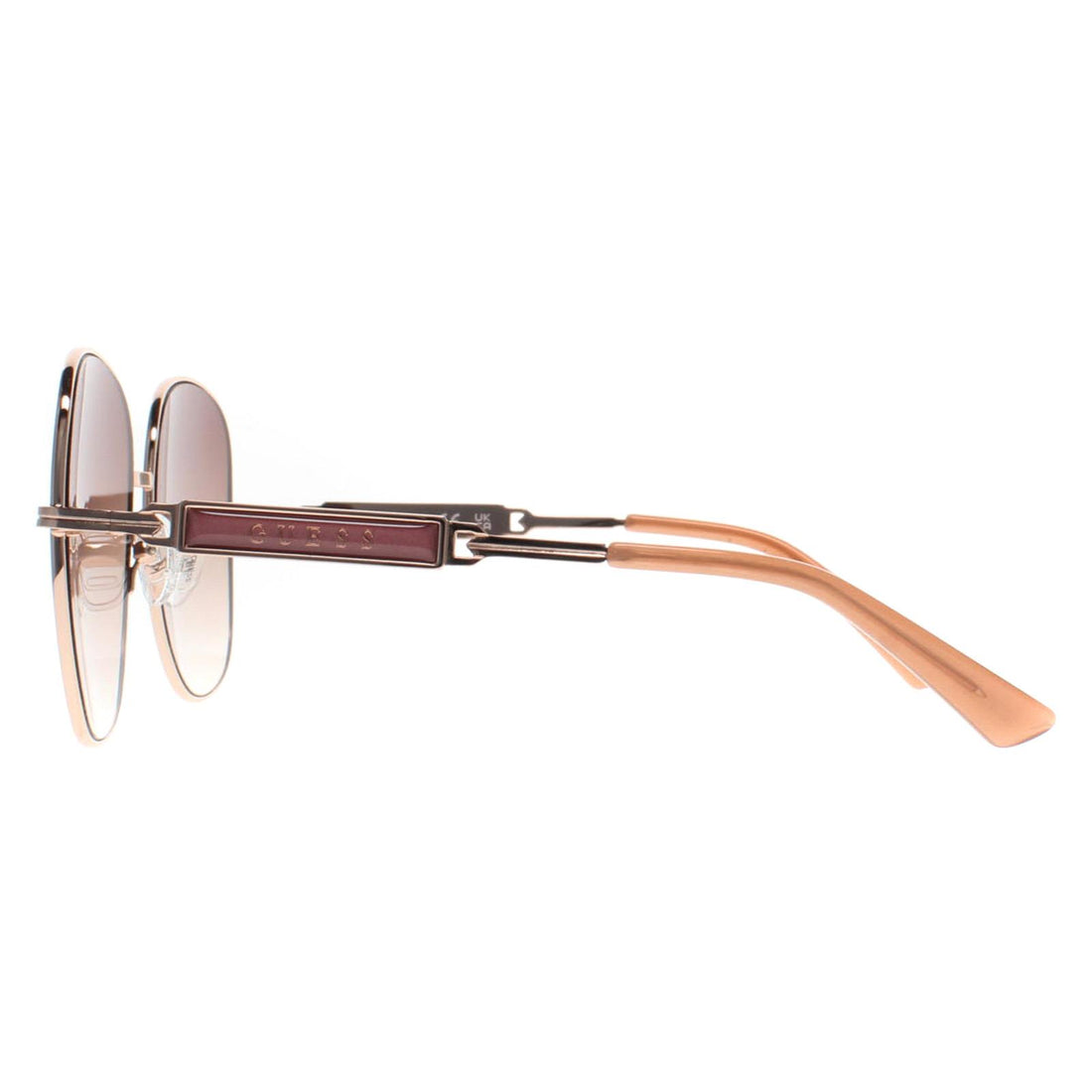 Guess Sunglasses GF6190 28F Shiny Rose Gold Brown Gradient