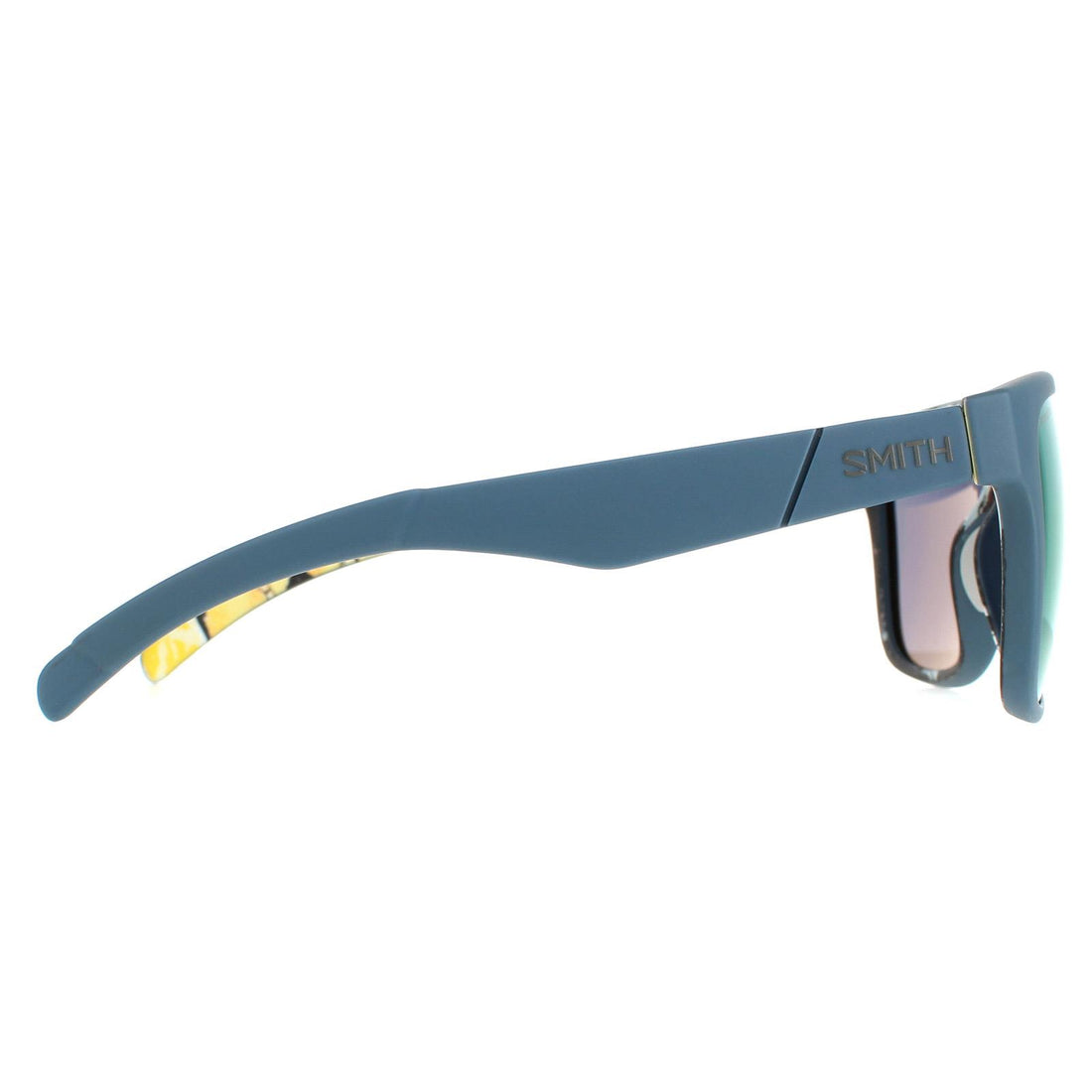 Smith Sunglasses Lowdown/N S6F X8 Blue Pattern Green Mirror Multilayer Chromapop