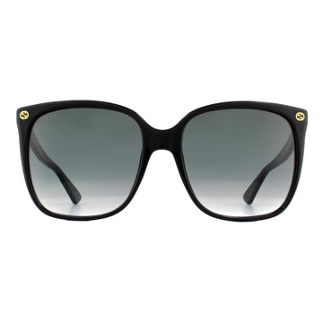 Gucci Sunglasses GG0022S 001 Black Grey Gradient
