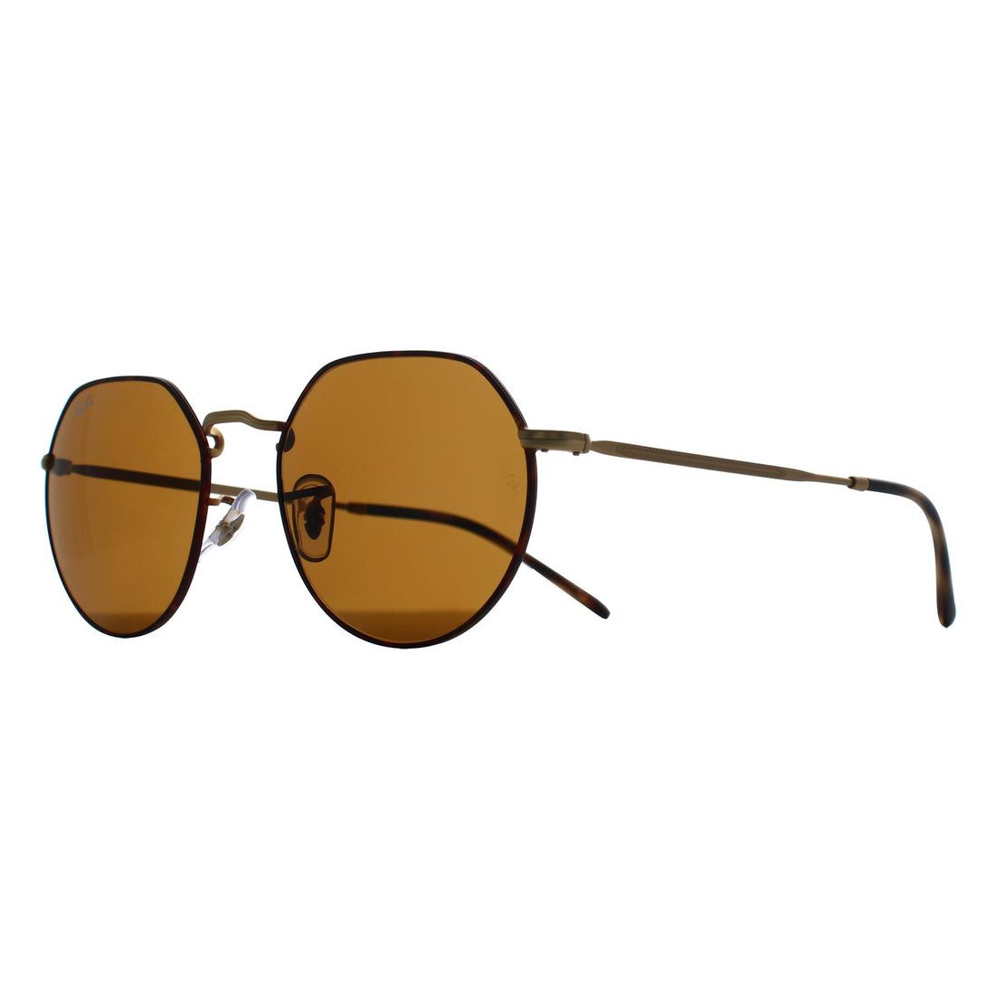 Ray-Ban Sunglasses RB3565 Jack 927533 Matte Havana on Matte Arista Gold Brown