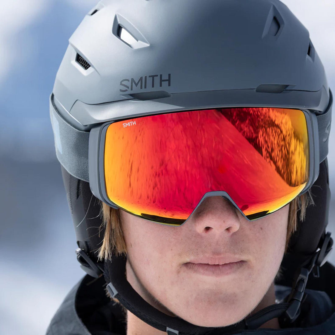 Smith Level Mips 0TB 59 Matte Slate Unisex Helmet