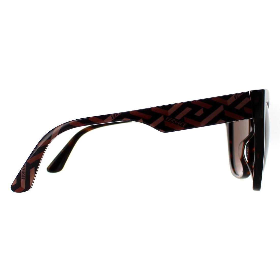 Versace Sunglasses VE4417U 535973 Havana Pattern Dark Brown