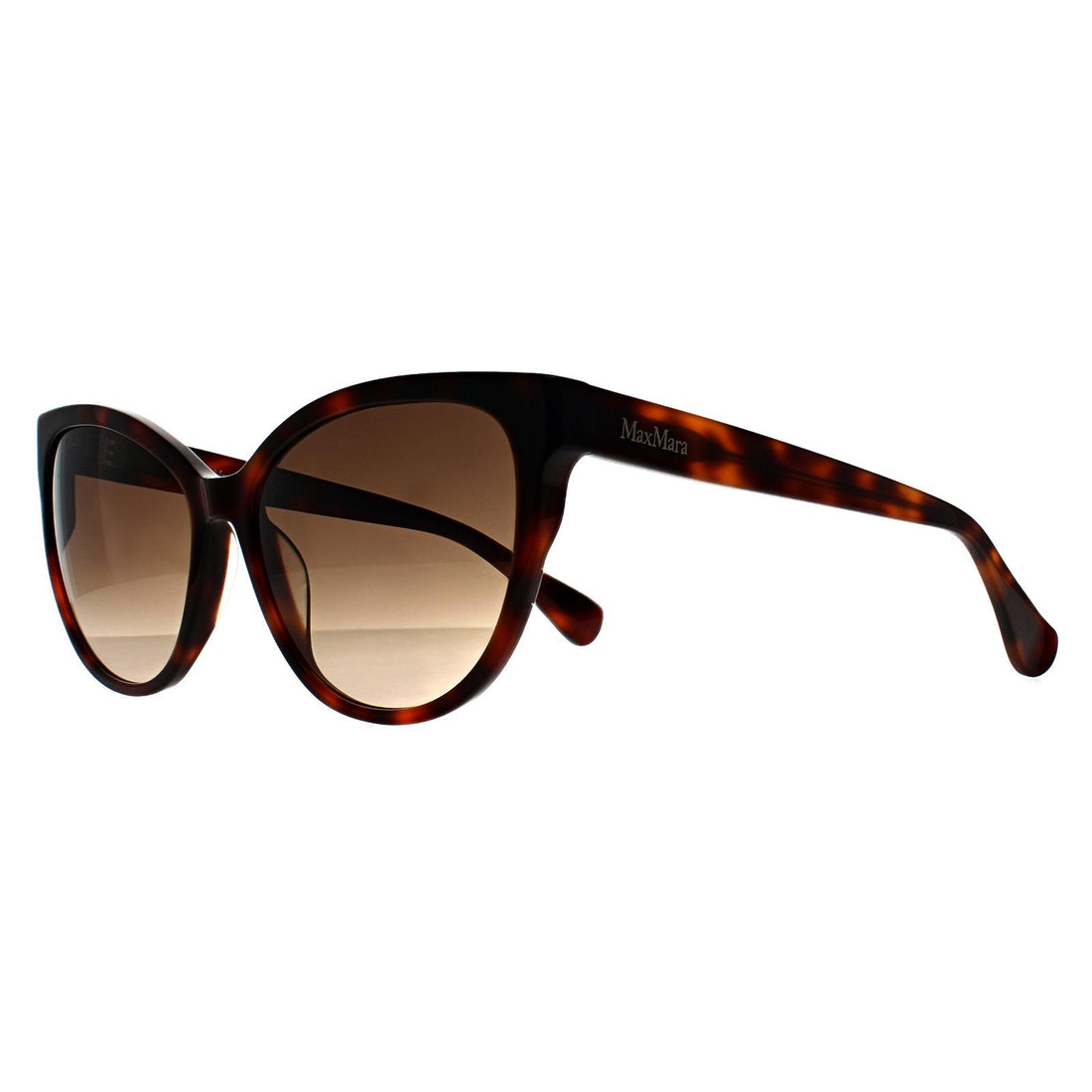 Max Mara Sunglasses MM0058 Logo 13 52F Dark Havana Brown Gradient