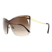 Bvlgari Sunglasses BV6138 278/13 Pale Gold Brown Gradient