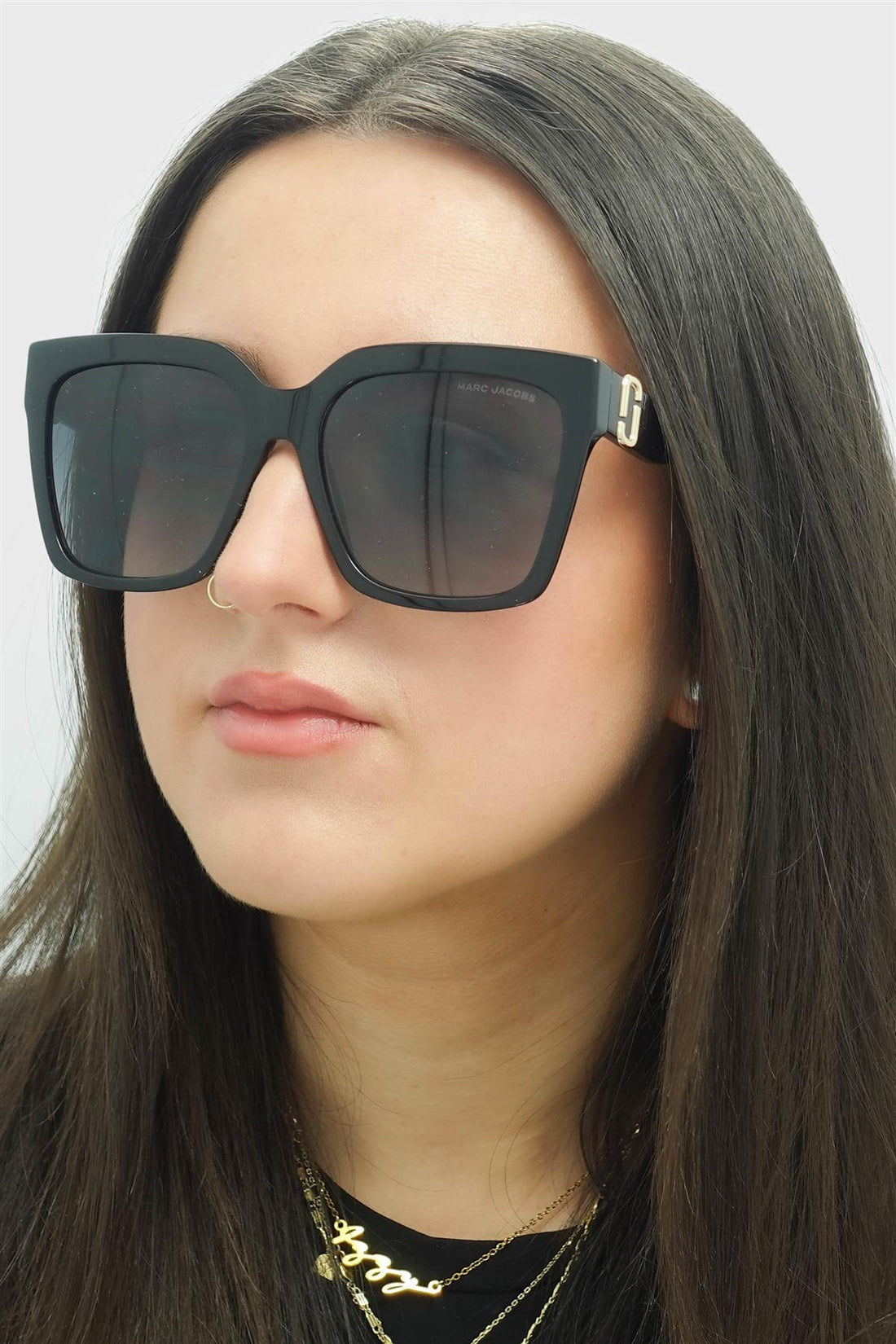 Marc Jacobs Sunglasses MARC 764/S 807 9O Black Dark Grey Gradient