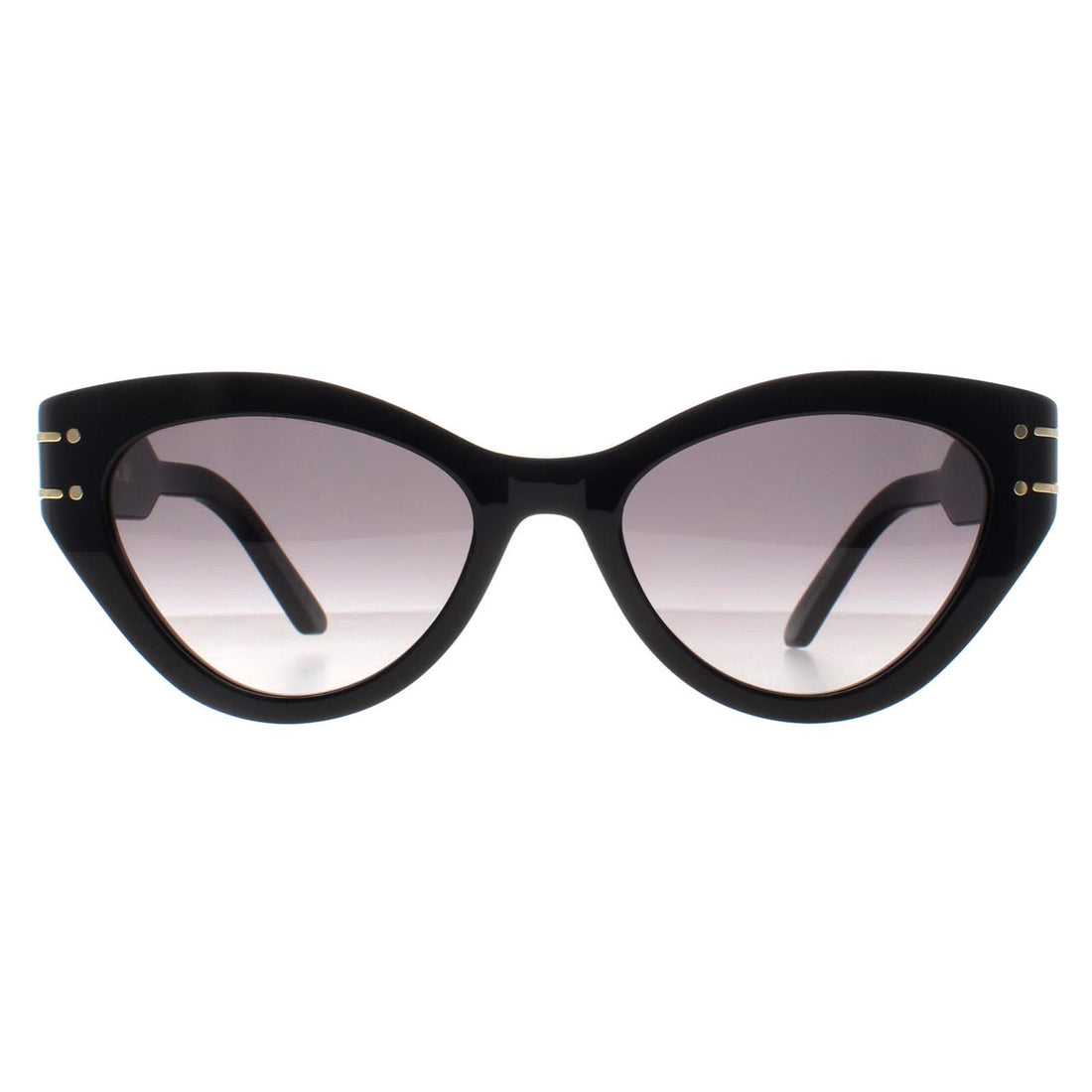 Dior Sunglasses DiorSignature B7I 10A1 Shiny Gold Smoke Gradient