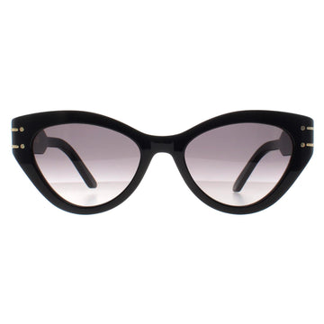 Dior Sunglasses DiorSignature B7I 10A1 Shiny Gold Smoke Gradient