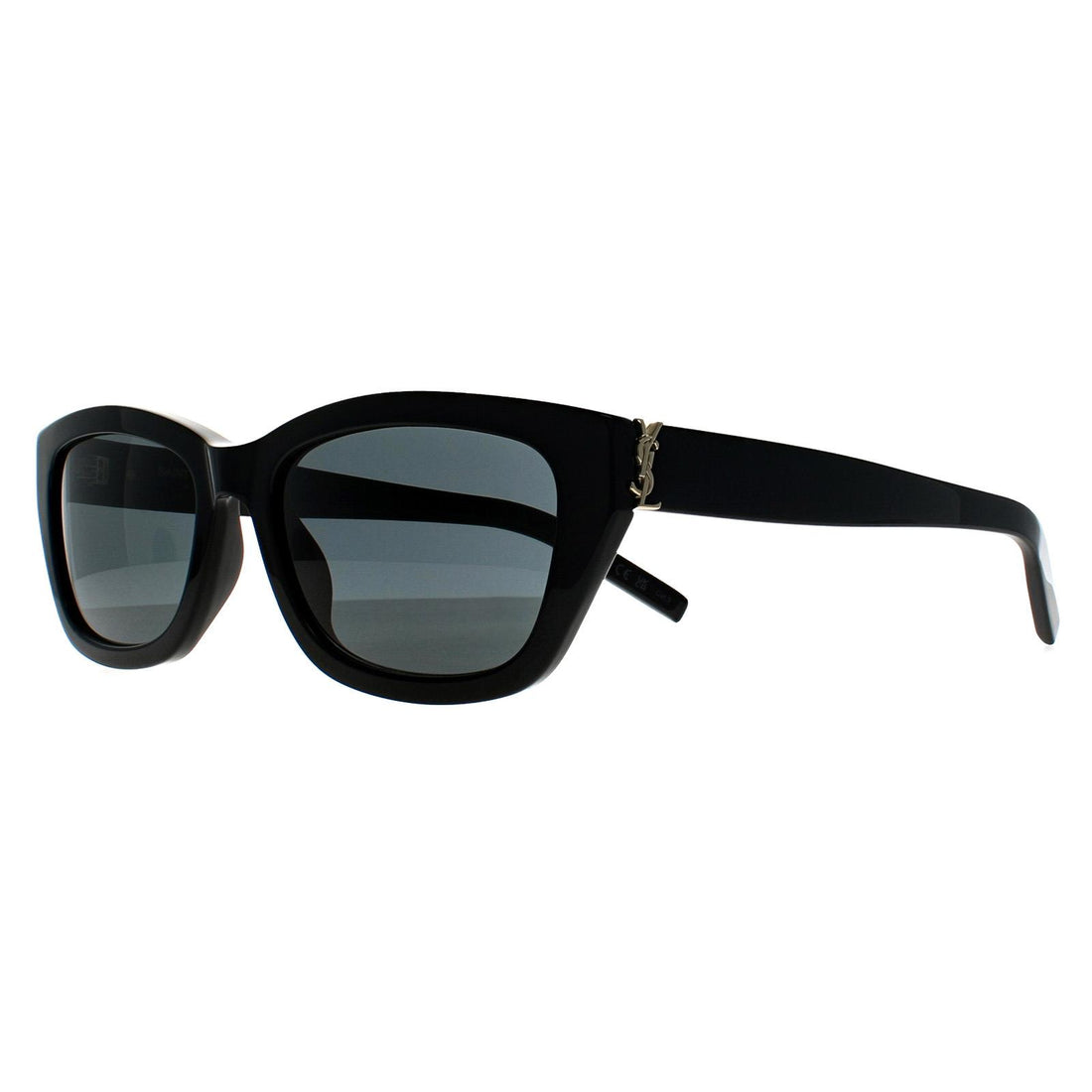 Saint Laurent Sunglasses SL M153 001 Shiny Black Grey