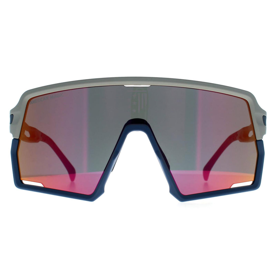 Rudy Project Sunglasses Kelion SP853897 C000 American Magic Matte Light Grey MLS Red