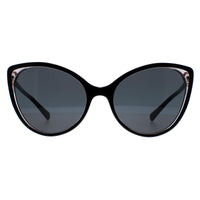 Bvlgari BV8246B Sunglasses Black Grey Transparent / Dark Grey