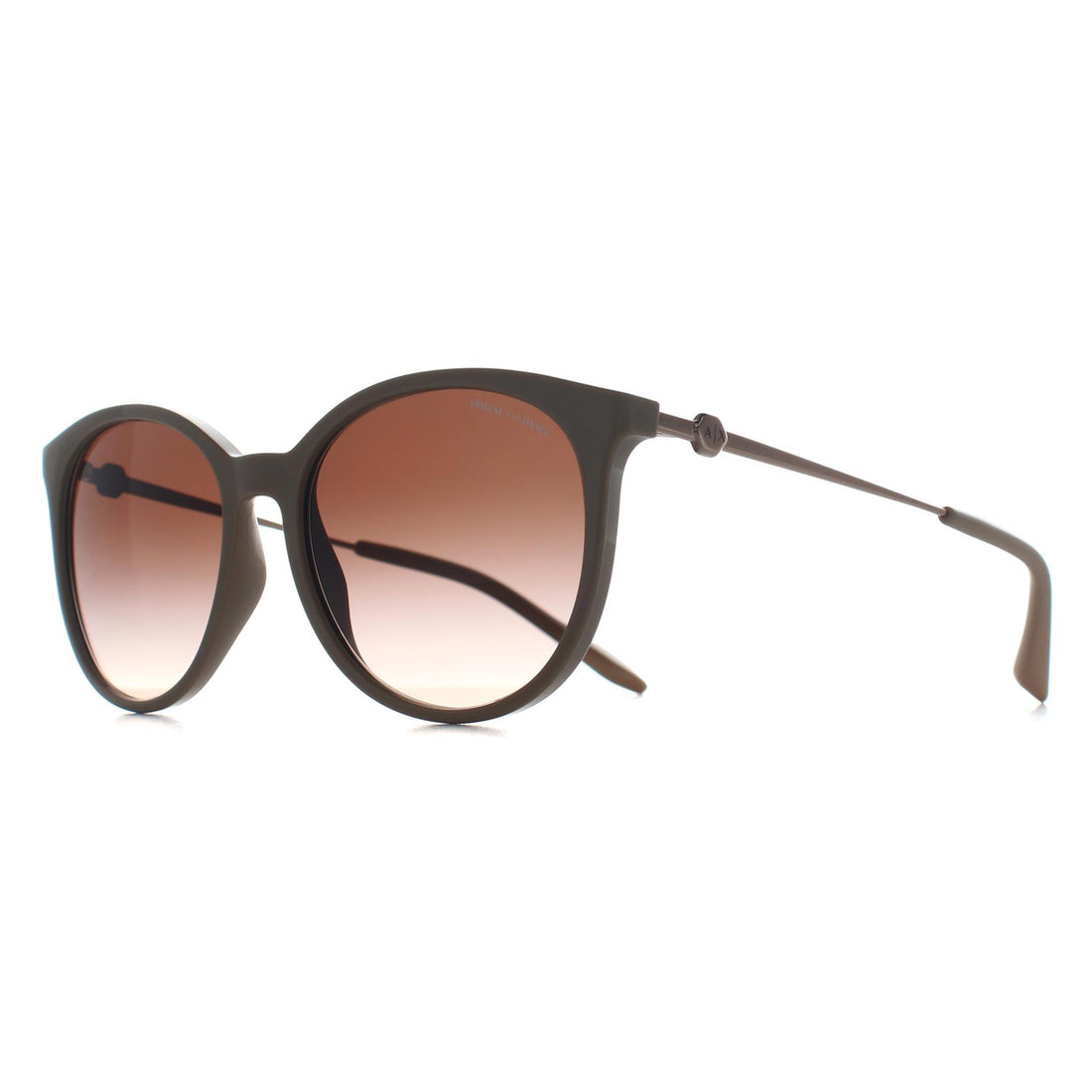 Armani Exchange Sunglasses AX4140S 834213 Shiny Tundra Brown Gradient